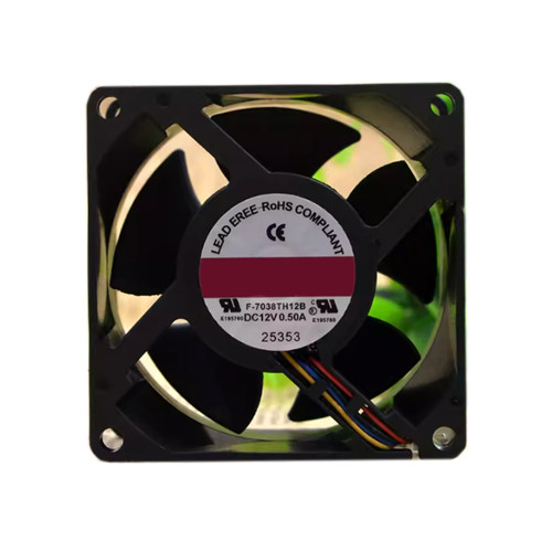 Cooling Fan For COFAN F-7038TH12B  DC12V 0.50A 7038 7CM 4Lines