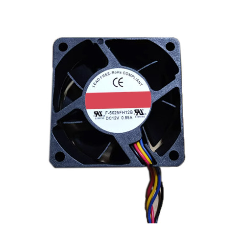 Cooling Fan For COFAN F-6025FH12B 6CM DC12V 0.85A 4PIN 4Lines