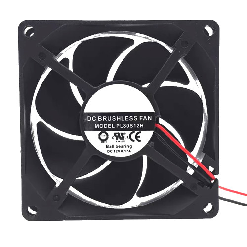 Cooling Fan For POWER LOGIC PL80S12H DC12V 0.17A 2Pin New