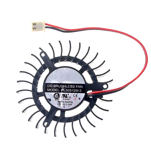 Cooling Fan For POWER LOGIC PL50S12M-3 DC12V 0.24A 2Pin 2-Wire New