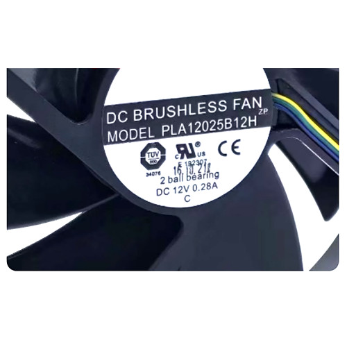 Cooling Fan For POWER LOGIC PLA12025B12H DC12V 0.28A New