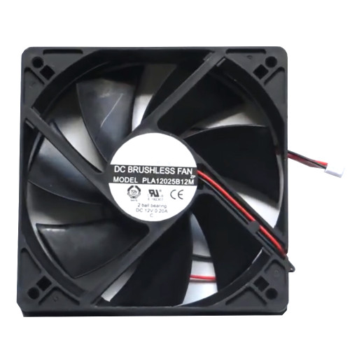 Cooling Fan For POWER LOGIC PLA12025B12M DC12V 0.20A 2Pin 2-Wire New