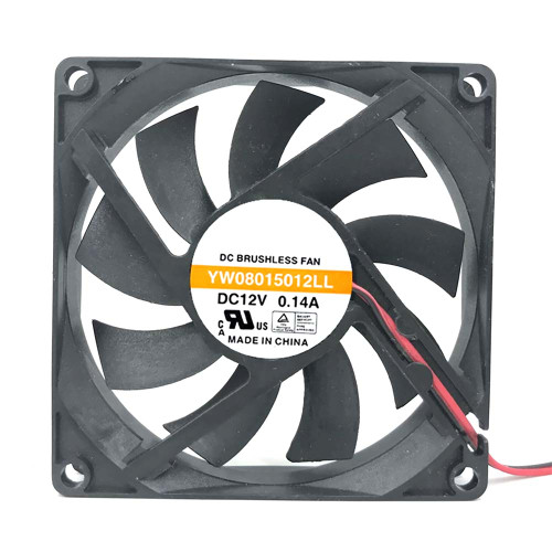 Cooling Fan For Y.S.TECH YW08015012LL DC12V 0.14A 2-Wire New