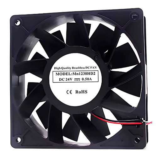 Cooling Fan For Minno Mn1238HD2 DC24V 0.50A 4-Wire New