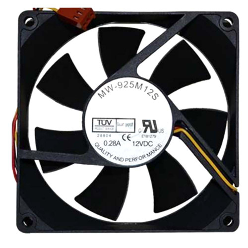 Cooling Fan For T&T MW-925M12S DC12V 0.28A 2-Wire New