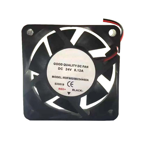 Cooling Fan For RUNDA RDF6025B224N60A DC24V 0.12A 4-Wire 4Pin New
