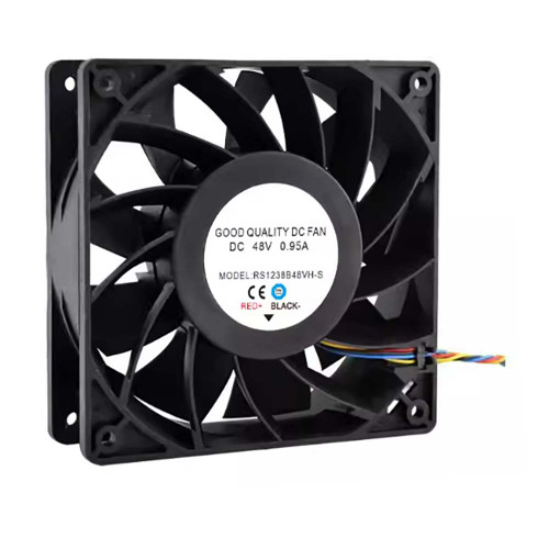 Cooling Fan For RUNDA RS1238B48VH-S DC48V 0.95A 3-Wire 12CM New