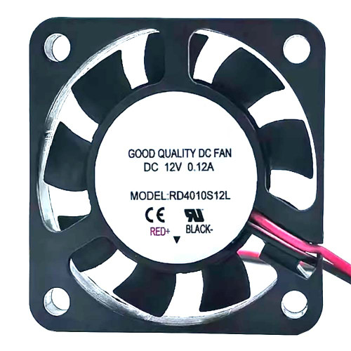 Cooling Fan For RUNDA RD4010S12L DC12V 0.12A 2-Wire 4CM 4010 New