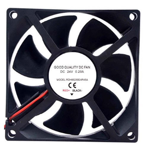Cooling Fan For RUNDA RDH8025B24R45A DC24V 0.20A 2-Wire New