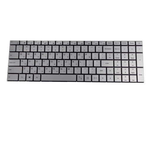 Silver Laptop No Backlit Keyboard For 리트북 For R-IT RT-LAP15002 Q156C Korean KR No Frame New