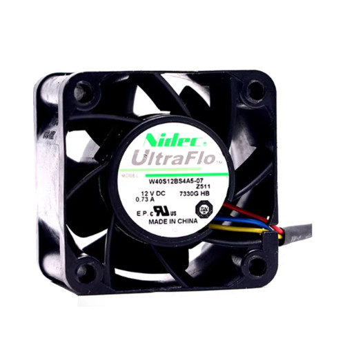 Cooling Fan For Nidec W40S12BS4A5-07 DC12V 0.73A 40*40*28mm NEW