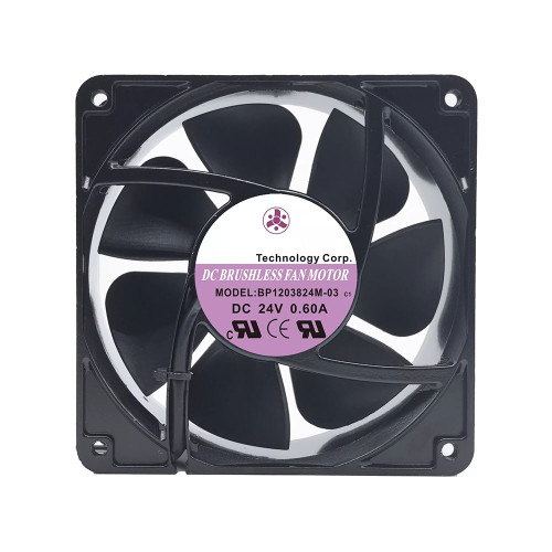 Cooling Fan For Bi-sonic BP1203824M-03 DC24V 0.6A Metal frame NEW
