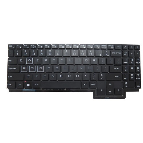 Laptop Keyboard For Zentek Vavilon English US With Backlit Black 95% New
