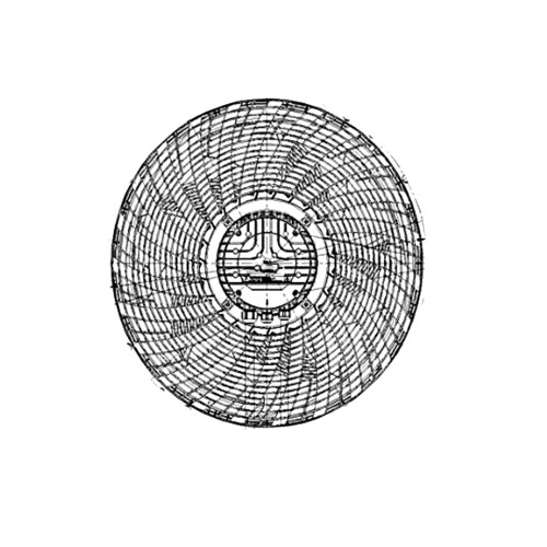 Cooling Fan For Ebmpapst W3G450-ZR75-01 AC400V 50/60Hz 1910RPM 1.6A 1050W 45CM New