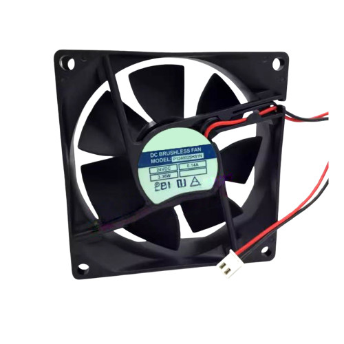 Cooling Fan For MARTECH P1248025HS1N DC24V 0.14A 3.36W 8CM 2PIN New