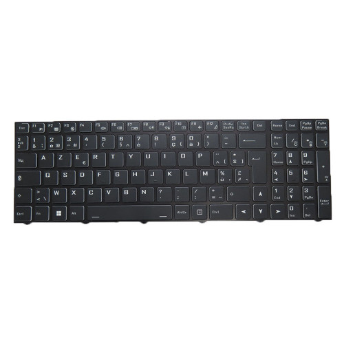 Laptop Backlit Keyboard For CLEVO PD50PNN PD50PNN (-D)(-G) PD50PNN1 PD50PNN1 (-D)(-G) PD50PNP PD50PNP (-D)(-G) PD50PNP1 PD50PNP1 (-D)(-G) Belgium BE Black Frame New