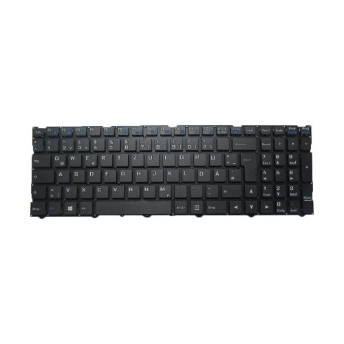 Laptop Keyboard For CLEVO V170PNH V170PNHQ V170PNJ V170PNJQ V170PNK V170PNKQ V170PNP V170PNPQ V170RNCQ V170RNCW V170RNDQ V170RNDW V170RNEQ V170RNX V170RNX-G German GR Black Without Frame New
