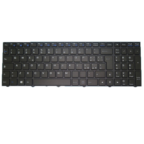 Laptop Keyboard For CLEVO V158PNHQ V158PNJQ V158PNKQ V158PNPQ V158RNC V158RNCQ V158RNDQ V158RNEQ V158RNX V158RNX-G Italy IT Black Without Frame New