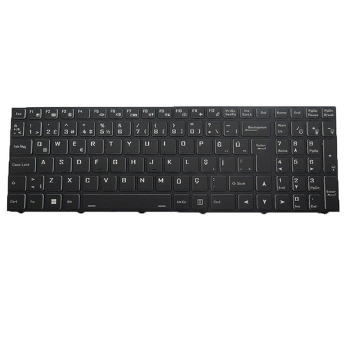 Laptop Colourful Backlit Keyboard For CLEVO NH50AC NH50ACQ NH50ADS NH50AF1 NH55ACQ NH55ADY NH55AFW NH55EPY NH55ERQ Turkey TR Black Frame New