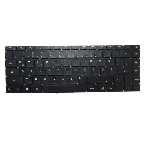 Laptop No Backlit Keyboard For Bmorn EU14S German GR Black No Frame New