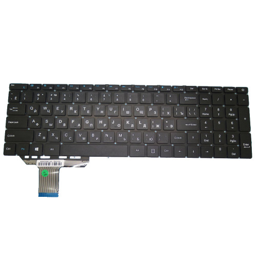 Laptop Keyboard For Digma PRO Fortis M DN17P5-8DXW01 Black Russian RU