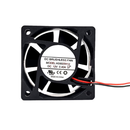 Cooling Fan For HK FAN AS6025H12 6025 DC12V 0.40A 2Lines 6CM New