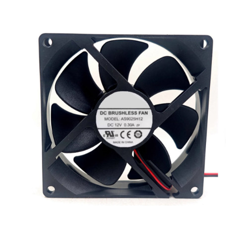 Cooling Fan For HK FAN AS9025H12 DC12V 0.30A 2Lines 9CM New