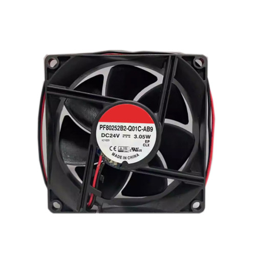 Cooling Fan For SUNON PF80252B2-Q01C-AB9 DC24V 3.05W 2Lines New