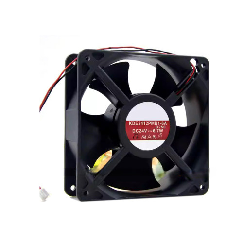 Cooling Fan For SUNON KDE2412PMB1-6A B250 12038 DC24V 6.7W 12CM 2Lines New