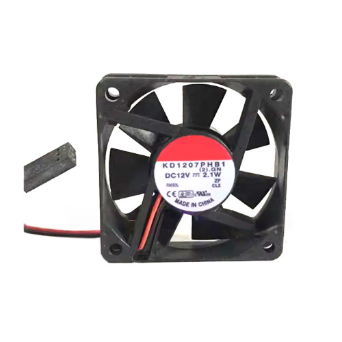 Cooling Fan For SUNON KD1207PHB1 (2).GN DC12V 2.1W 2PIN 2Lines New 70*70*15MM