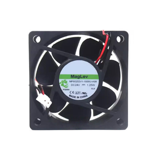 Cooling Fan For SUNON MF60252V1-1000U-A99 DC24V 1.25W 2PIN 2Lines 6CM New