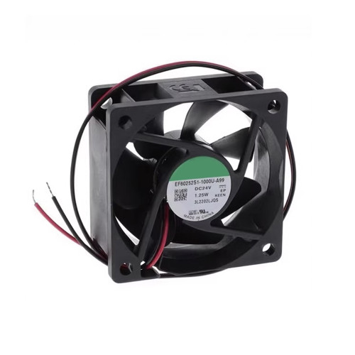 Cooling Fan For SUNON EF60252S1-1000U-A99 DC24V 1.25W 2Lines New
