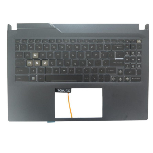 New Laptop Gray PalmRest&US Backlit Keyboard For MSI Cyborg 15 3075K1C412F89 9Z.NK1BN.H1D No Touchpad New