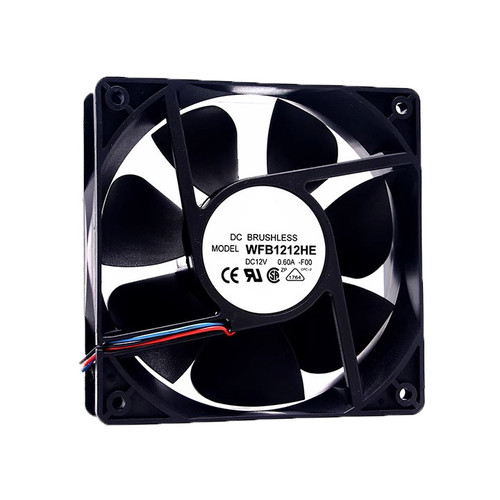 Cooling Fan For DELTA WFB1212HE-F00 120*120*38MM DC12V 0.60A 2ines New