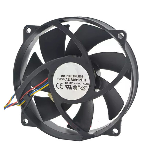 Cooling Fan For DELTA AUB0912VH-AL1W 90*90*25MM DC12V 0.40A 4lines New