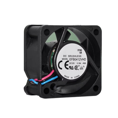 Cooling Fan For DELTA EFB0412VHD-R00 40*40*20MM DC12V 0.18A 2lines New