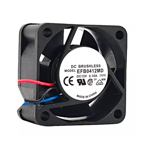 Cooling Fan For DELTA EFB0412MD-7V75 40*40*20MM DC12V 0.10A 3lines New