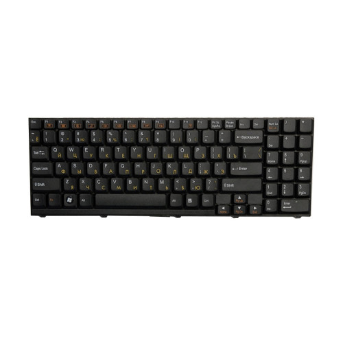 Laptop Keyboard For One M575U Russian RU Black New