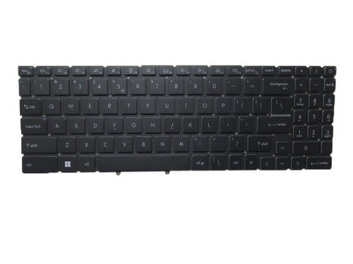 Black New Laptop White Backlit Keyboard For MSI Modern 15 B11M B12H B12HW B12M B13M B11M-046CA English US No Frame