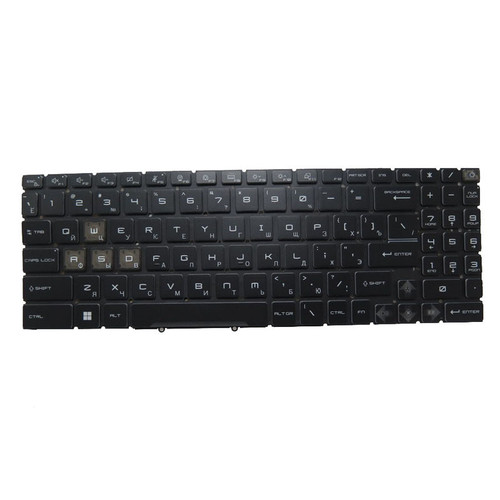 Black New Laptop Colorful RGB Backlit Keyboard For MSI Modern 15 H B12M B13M C13M Russian RU No Frame