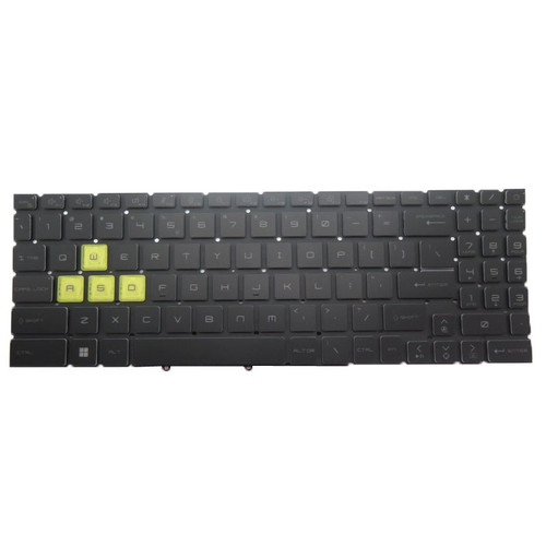 Black New Laptop No Backlit Keyboard Limited Edition For MSI Crosshair 17 C12V C12VE C12VF C12VG English US No Frame