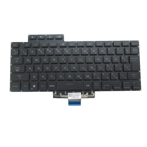 Laptop Keyboard For ASUS ROG Zephyrus M16 GU603V GU603VV GU603VI GU603VU GU603ZI GU603ZU GU603ZV GU603ZE Japanese JP Black Without Frame With 1-Zone RGB Backlit