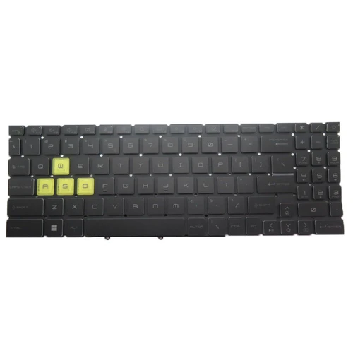 Black New Laptop Monochrome Backlit Keyboard Limited Edition For MSI Bravo 15 A4D A4DCR A4DDR A4DDR-023 022 248 MS-16WK English US No Frame