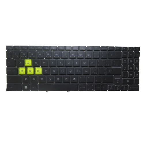 Black New Laptop Monochrome Backlit Keyboard Limited Edition For MSI Bravo 17 D7V D7VE D7VF Czech CZ No Frame