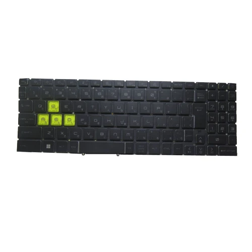 Black New Laptop Monochrome Backlit Keyboard Limited Edition For MSI Katana 17 B11U B11UCX Japanese JP No Frame