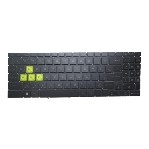 Black New Laptop Monochrome Backlit Keyboard Limited Edition For MSI Katana 17 B11U B11UCX Traditional Chinese TW No Frame
