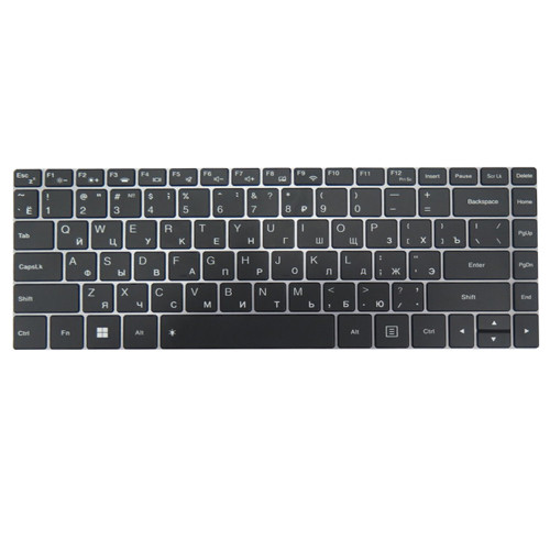 Replacement Laptop Keyboard For Infinix Inbook X1 Slim XL21 Russian RU Black With Backlit New