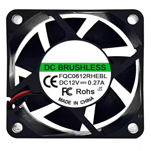 Cooling Waterproof Fan For Feiteng QiCo FQC0612RHEBL 12V 0.27A 60*60*25MM 2PIN New