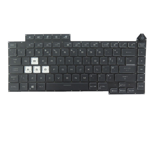 Laptop Keyboard For ASUS G513IC G513IE G513IH G513QC G513QE Black Without Frame With Backlight United Kingdom UK