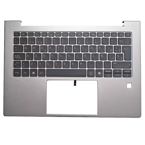 Laptop PalmRest&Keyboard For HP ProBook 440 G11 N98209-071 with backlit Spanish SP Silver New